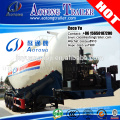 China low density bulk cement/powder material transport tanker truck semi trailer for sale